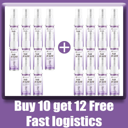 2 Minutes Fast Hair Removal Spray Painless Hair Growth Inhibitor Arm Armpit Leg Permanent Depilatory for Men Women Repair Care9*