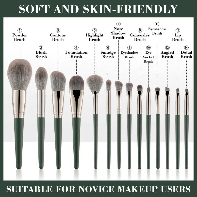 Fluffy Beauty Brush Set
