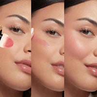 TVLV 4 Colour Matte Liquid BlushEasy to apply long lasting waterproof blush sponge brush head