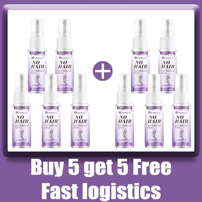 2 Minutes Fast Hair Removal Spray Painless Hair Growth Inhibitor Arm Armpit Leg Permanent Depilatory for Men Women Repair Care9*